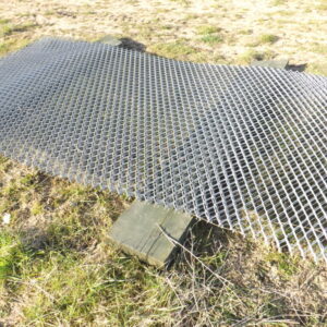 Galvanised Diamond Mesh