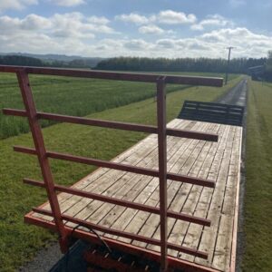 25ft 4 Wheel Bale Trailer