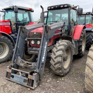 T2026677 – 2005 MF6465 4WD Tractor & Quicke Q55 Loader